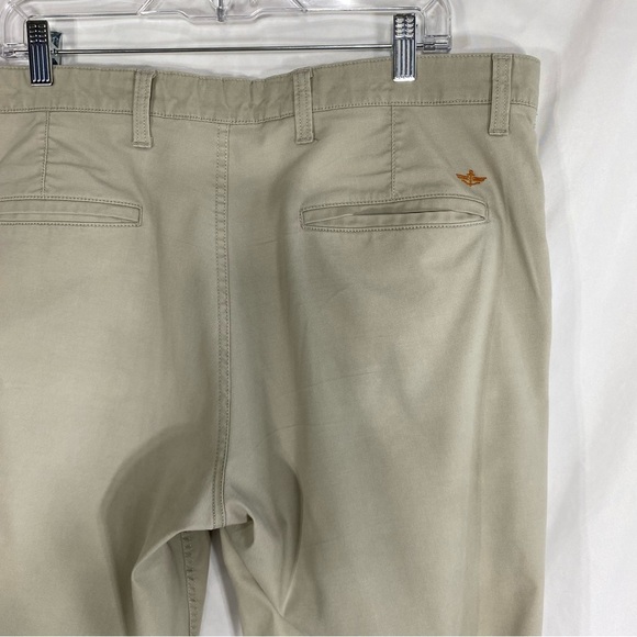 Dockers Men’s 38/28 Pacific On-The-Go Stretch Khaki D2 Straight FlatFront Pants - Picture 5 of 11